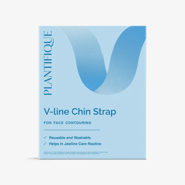 Plantifique Chin Strap Maschera Mento Lifting Blu Riutilizzabile